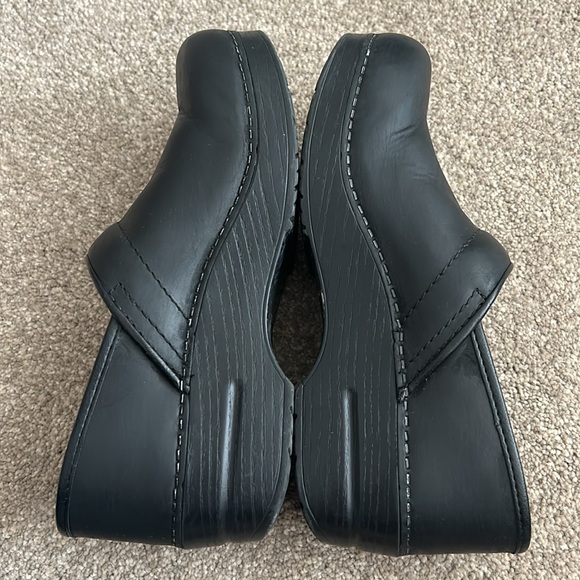 Dansko Professional Cabrio Black Leather Clog Size 38 N - Picture 7 of 11